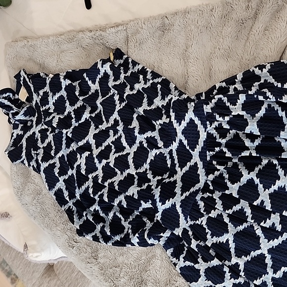SOLD SOLD SOLD!NWT Michael Michael Kors Ikat Halter Dress Size M - Picture 12 of 16